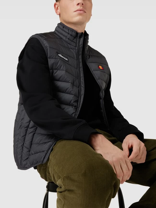 Ellesse Weste Mit Label-Details - Schwarz 3 Ellesse Weste Mit Label-Details - Schwarz – Bild 3