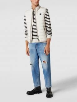 Marc O'Polo Steppweste Mit Label-Patch Modell 'Lightdown' - Silber