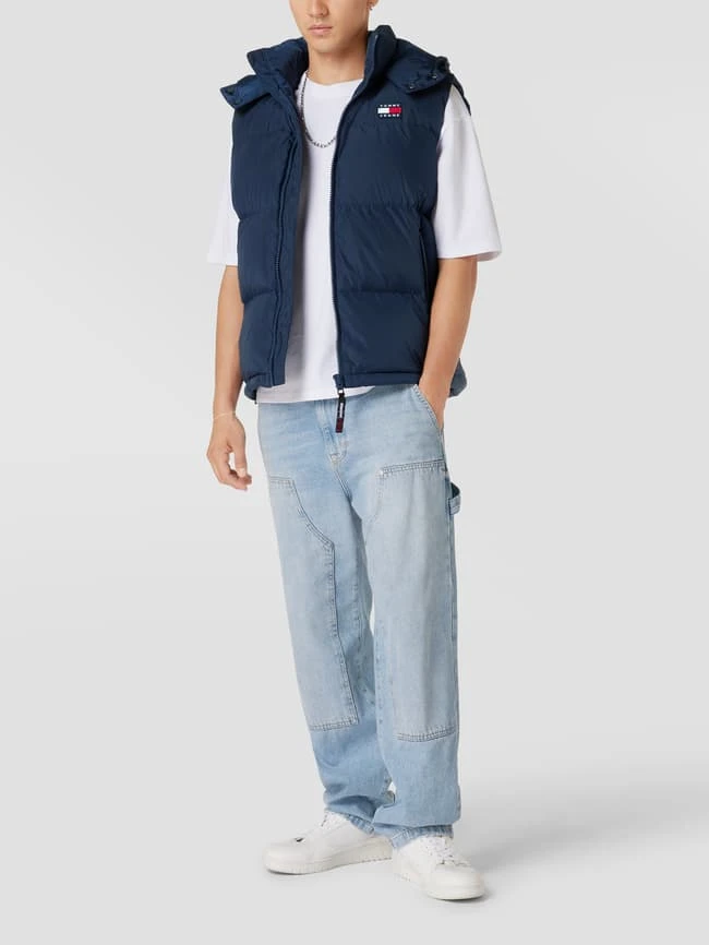 Tommy Jeans Steppweste Mit Label-Stitching Modell 'ALASKA' - Dunkelblau 1 Tommy Jeans Steppweste Mit Label-Stitching Modell 'ALASKA' - Dunkelblau