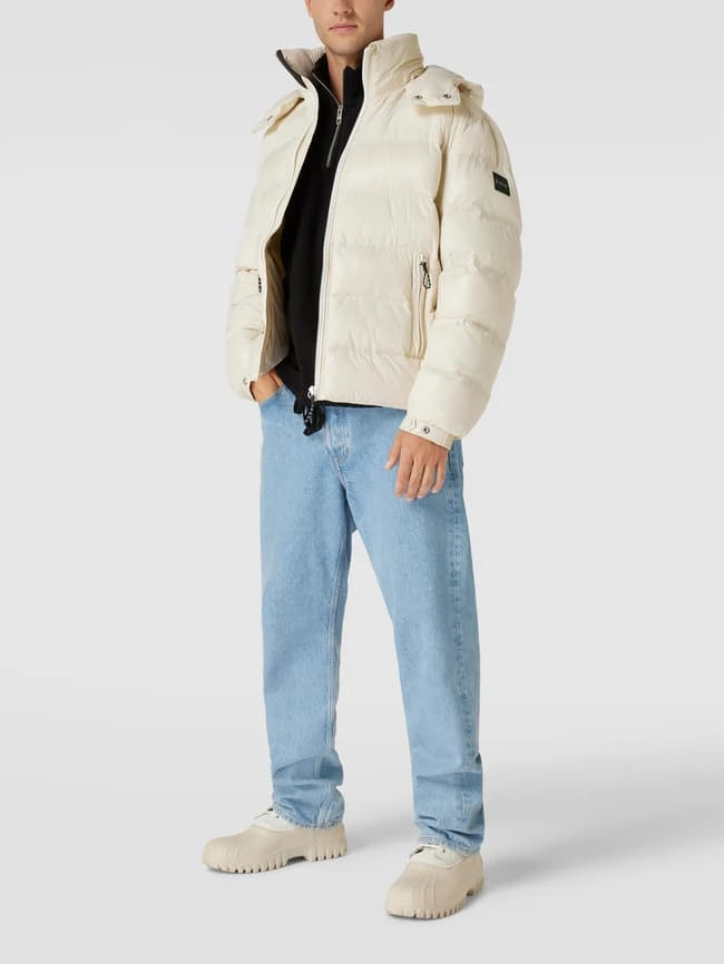 BOSS Steppjacke Mit Abnehmbarer Kapuze Modell 'Cutlero' - Offwhite 1 BOSS Steppjacke Mit Abnehmbarer Kapuze Modell 'Cutlero' - Offwhite