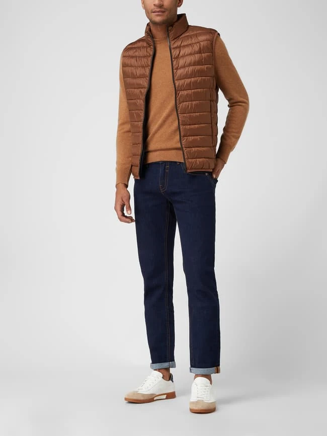 Calamar Light-Steppweste Mit Stehkragen - Wasserabweisend - Mittelbraun 1 Calamar Light-Steppweste Mit Stehkragen - Wasserabweisend - Mittelbraun