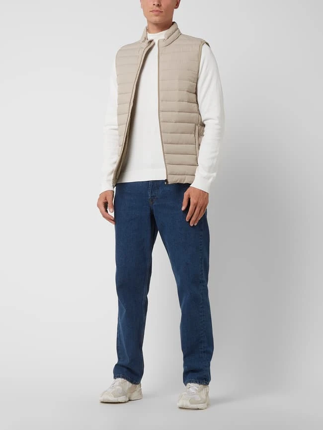 Jack & Jones Steppweste Mit Reißverschlusstaschen - Sand 1 Jack & Jones Steppweste Mit Reißverschlusstaschen - Sand