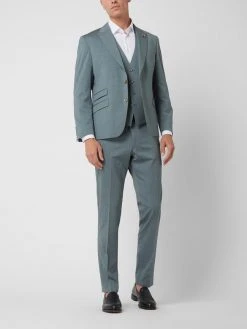 Atelier Torino Slim Fit Weste Aus Schurwollmischung Modell 'Panfilo' - Grün
