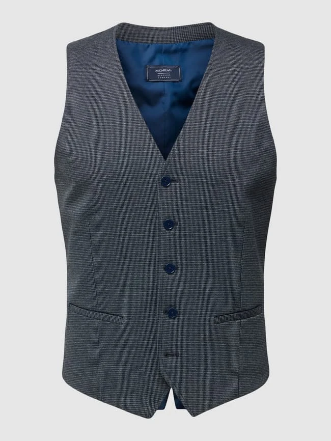 MCNEAL Weste Mit V-Ausschnitt - Blau 2 MCNEAL Weste Mit V-Ausschnitt - Blau – Bild 2