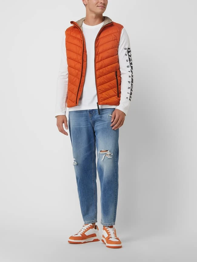 Tom Tailor Light-Steppweste Mit Stehkragen - Wasserabweisend - Orange 1 Tom Tailor Light-Steppweste Mit Stehkragen - Wasserabweisend - Orange