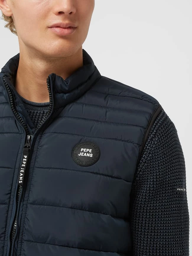 Pepe Jeans Steppweste Mit Stehkragen Modell 'Jack' - Dunkelblau 3 Pepe Jeans Steppweste Mit Stehkragen Modell 'Jack' - Dunkelblau – Bild 3