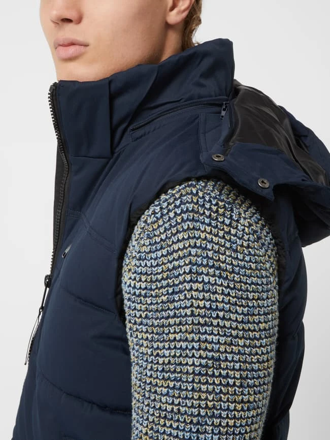 Tom Tailor Steppweste Mit Abnehmbarer Kapuze - Marineblau 3 Tom Tailor Steppweste Mit Abnehmbarer Kapuze - Marineblau – Bild 3