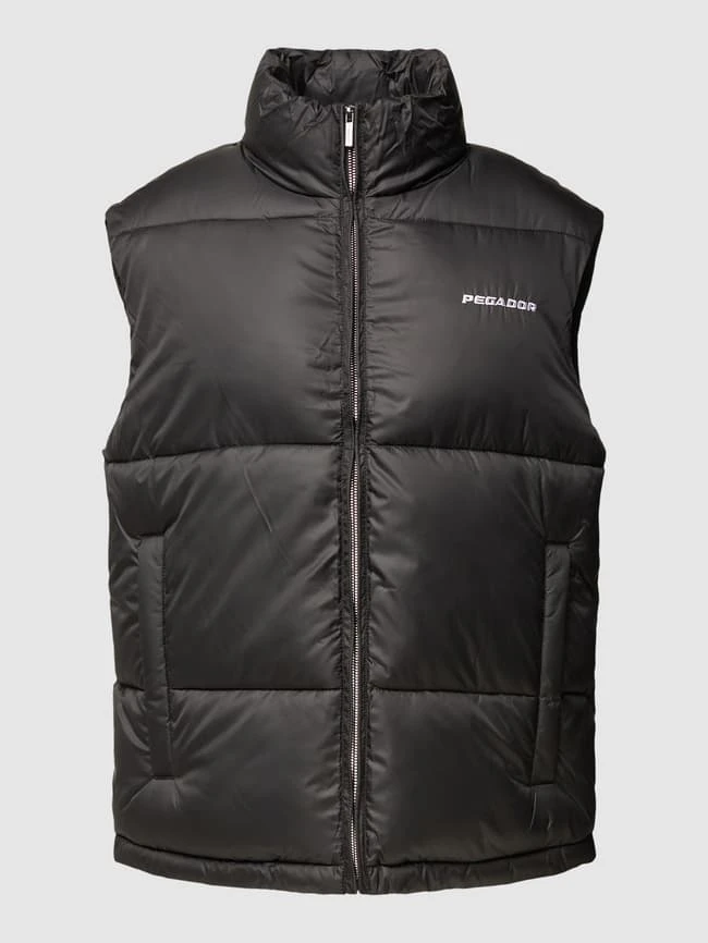 Pegador Steppweste Mit Label-Stitching Modell 'LANDIN' - Schwarz 2 Pegador Steppweste Mit Label-Stitching Modell 'LANDIN' - Schwarz – Bild 2