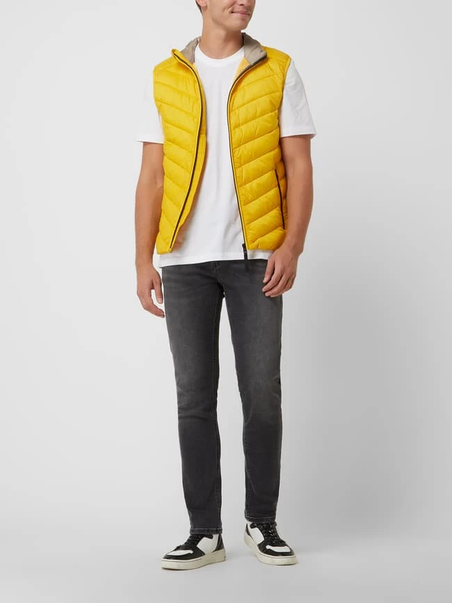Tom Tailor Light-Steppweste Mit Stehkragen - Wasserabweisend - Gelb 1 Tom Tailor Light-Steppweste Mit Stehkragen - Wasserabweisend - Gelb