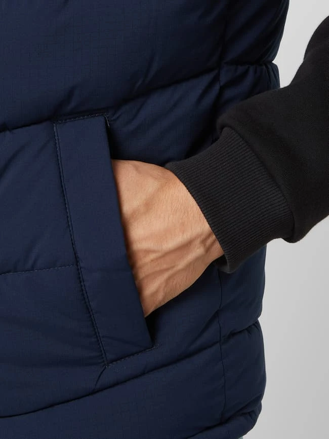 Jack & Jones Steppweste Mit Stehkragen Modell 'Copenhagen' - Wasserabweisend - Dunkelblau 3 Jack & Jones Steppweste Mit Stehkragen Modell 'Copenhagen' - Wasserabweisend - Dunkelblau – Bild 3