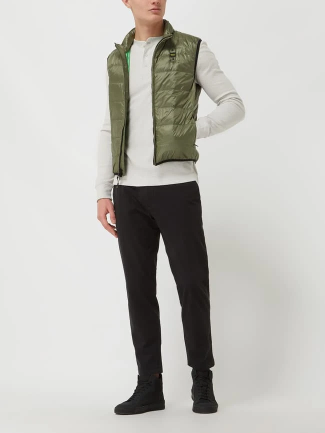 Blauer Usa Daunenweste In Stepp-Optik - Olivgrün 1 Blauer Usa Daunenweste In Stepp-Optik - Olivgrün