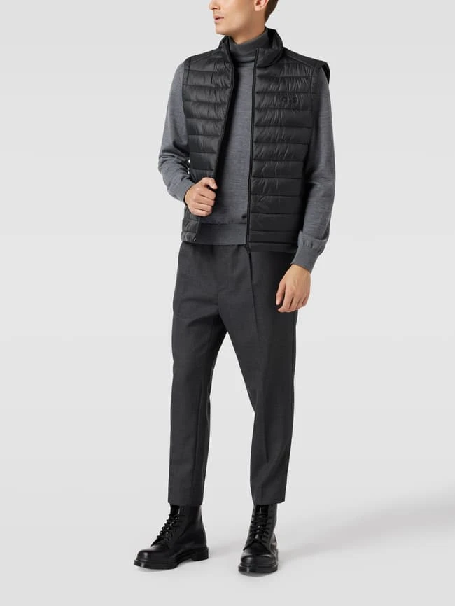 BOSS Steppweste Mit Label-Print Modell 'Calano' - Schwarz 1 BOSS Steppweste Mit Label-Print Modell 'Calano' - Schwarz