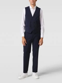 HUGO Weste Mit V-Ausschnitt Modell 'Vin' - Marineblau