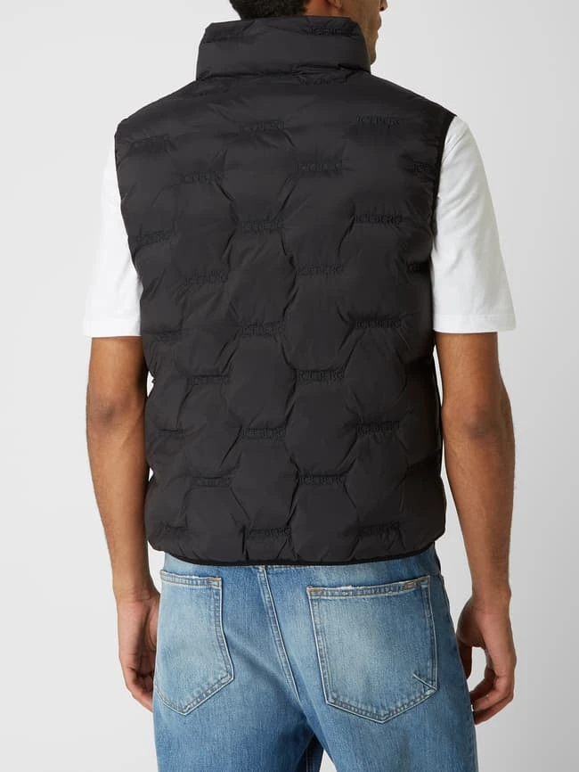 Iceberg Steppweste Mit Logo-Muster - Schwarz 5 Iceberg Steppweste Mit Logo-Muster - Schwarz – Bild 5