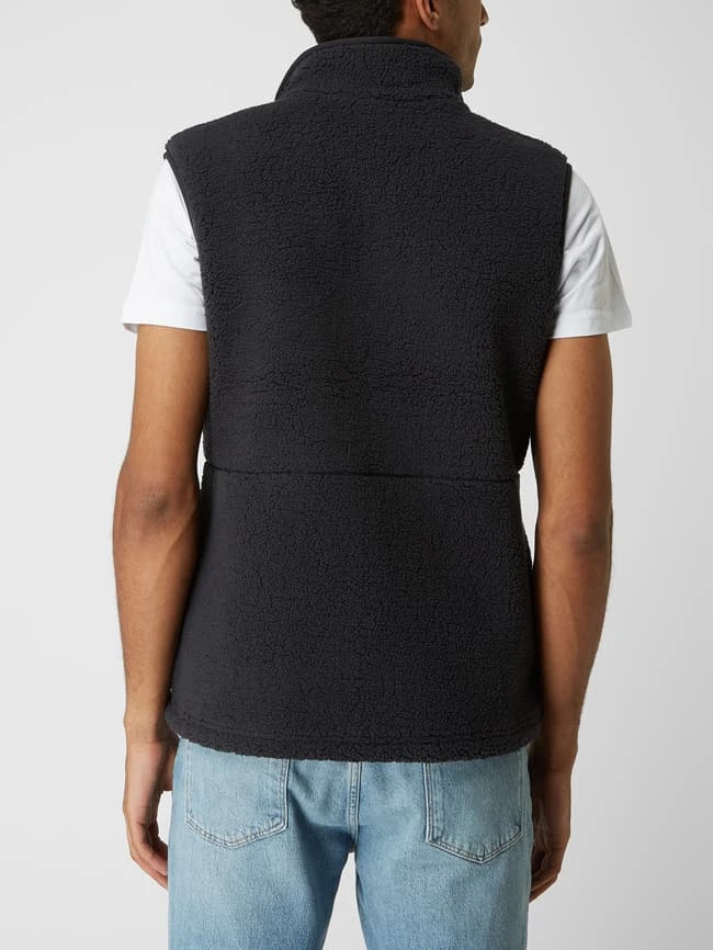 Columbia Weste Aus Teddyfell - Graphit 5 Columbia Weste Aus Teddyfell - Graphit – Bild 5