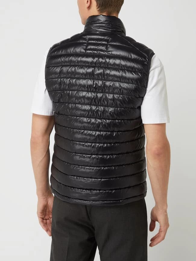 Karl Lagerfeld Steppweste Mit Stehkragen - Schwarz 5 Karl Lagerfeld Steppweste Mit Stehkragen - Schwarz – Bild 5