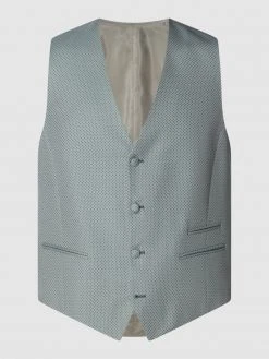 DIGEL Slim Fit Weste Aus Viskosemischung Modell 'Laurent' - Hellgrün