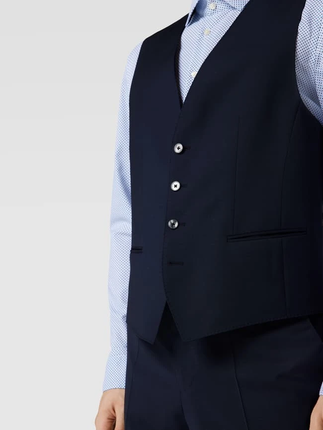 BOSS Weste Mit Paspeltaschen - Marineblau 3 BOSS Weste Mit Paspeltaschen - Marineblau – Bild 3