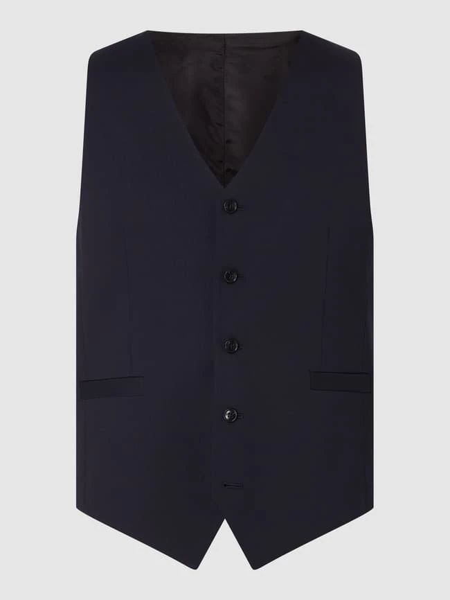 Tiger Of Sweden Weste Mit Kontrastrückseite - Marineblau 1 Tiger Of Sweden Weste Mit Kontrastrückseite - Marineblau