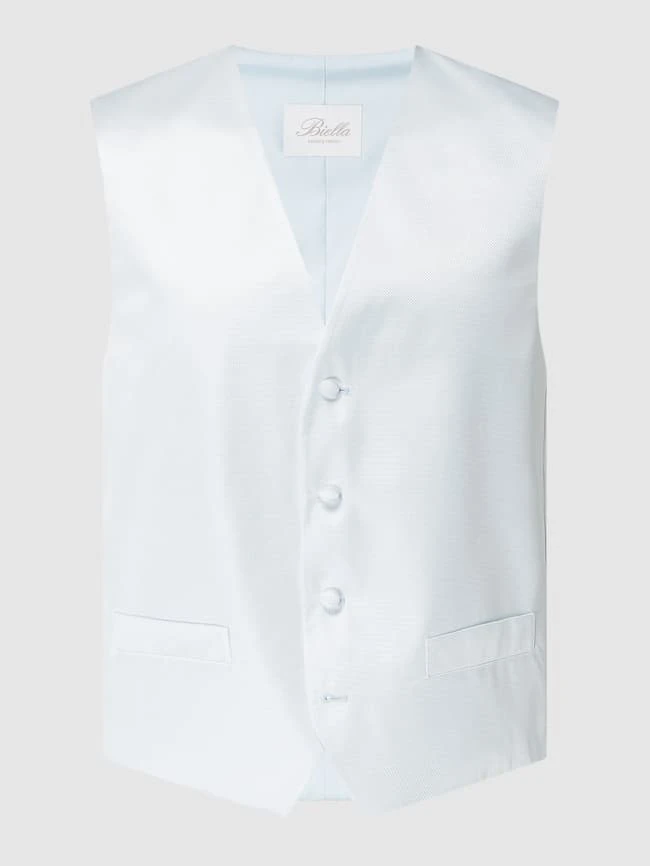 Seidenfalter Weste Aus Viskosemischung - Hellblau 1 Seidenfalter Weste Aus Viskosemischung - Hellblau