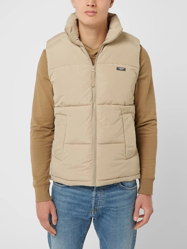 Jack & Jones Steppweste Mit Stehkragen Modell 'Benny' - Beige 4 Jack & Jones Steppweste Mit Stehkragen Modell 'Benny' - Beige – Bild 4