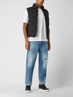 Iceberg Steppweste Mit Logo-Muster - Schwarz