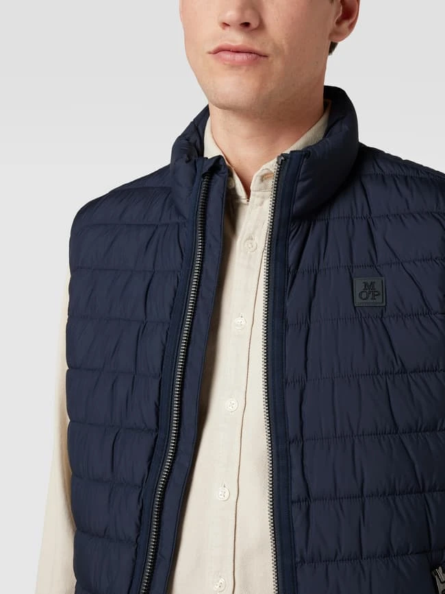 Marc O'Polo Steppweste Mit Label-Patch Modell 'Lightdown' - Marineblau 3 Marc O'Polo Steppweste Mit Label-Patch Modell 'Lightdown' - Marineblau – Bild 3
