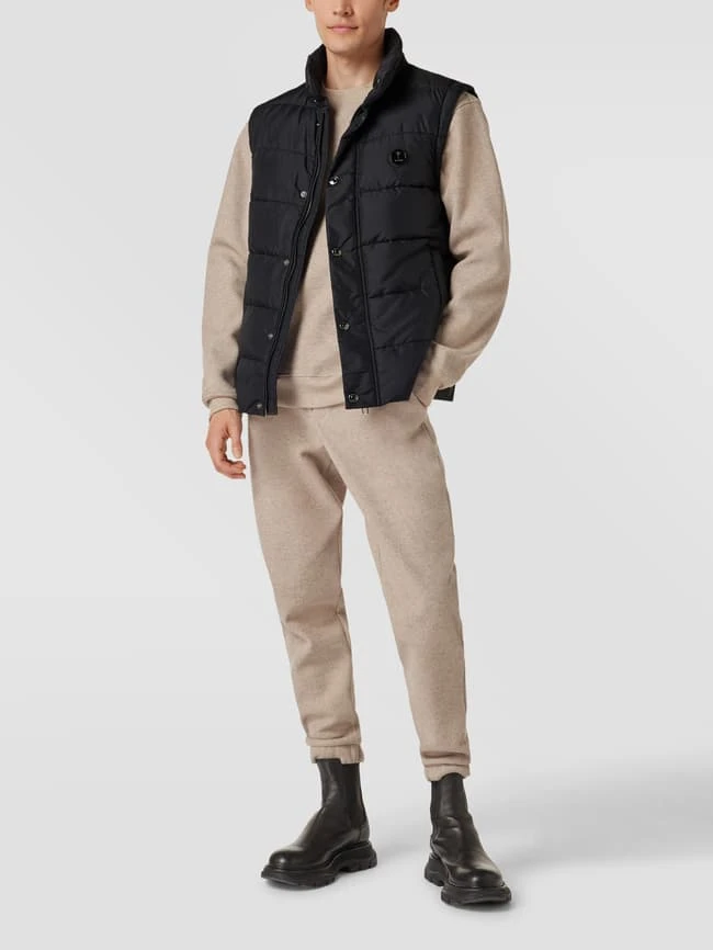 JOOP! Collection Steppweste Mit Label-Patch - Schwarz 1 JOOP! Collection Steppweste Mit Label-Patch - Schwarz