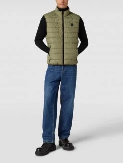 Marc O'Polo Steppweste Mit Reißverschlusstaschen - Olivgrün