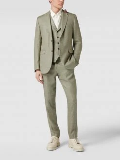 CG - Club Of Gents Weste Mit Schalkragen - Grün