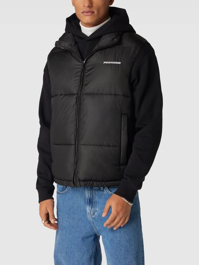 Pegador Steppweste Mit Label-Stitching Modell 'LANDIN' - Schwarz 4 Pegador Steppweste Mit Label-Stitching Modell 'LANDIN' - Schwarz – Bild 4