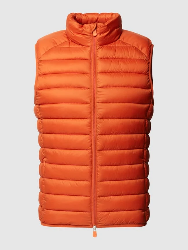 SAVE THE DUCK Steppweste Mit Logo-Detail Modell 'ADAM' - Orange 2 SAVE THE DUCK Steppweste Mit Logo-Detail Modell 'ADAM' - Orange – Bild 2