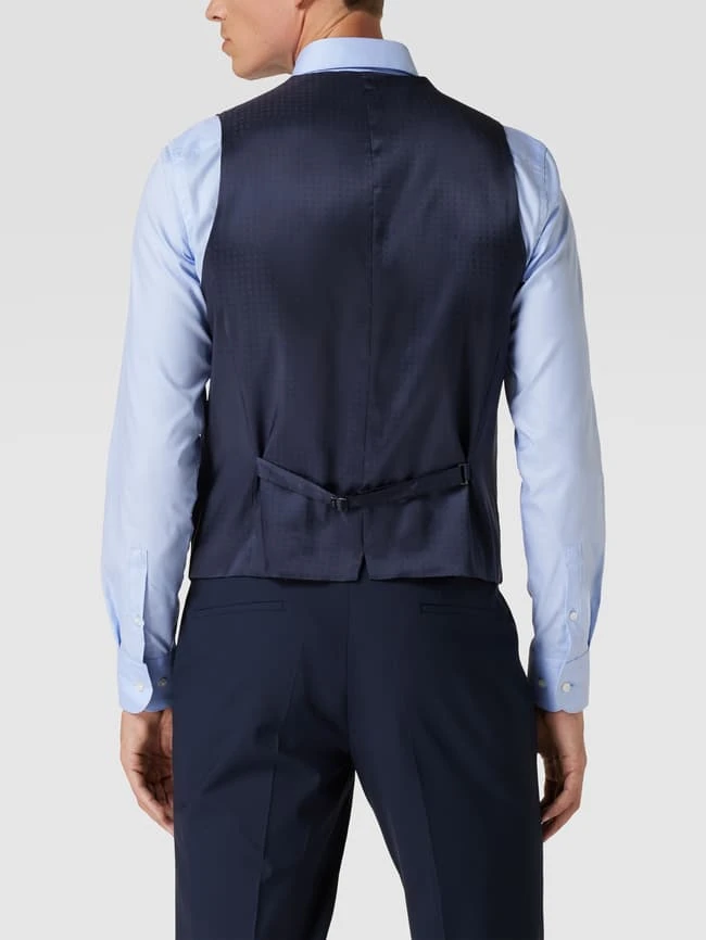 BOSS Weste Mit Paspeltaschen Modell 'Huge Vest' - Blau 5 BOSS Weste Mit Paspeltaschen Modell 'Huge Vest' - Blau – Bild 5