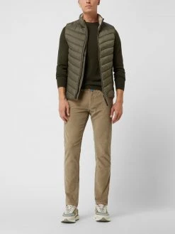 Tom Tailor Light-Steppweste Mit Reißverschlusstaschen - Olivgrün