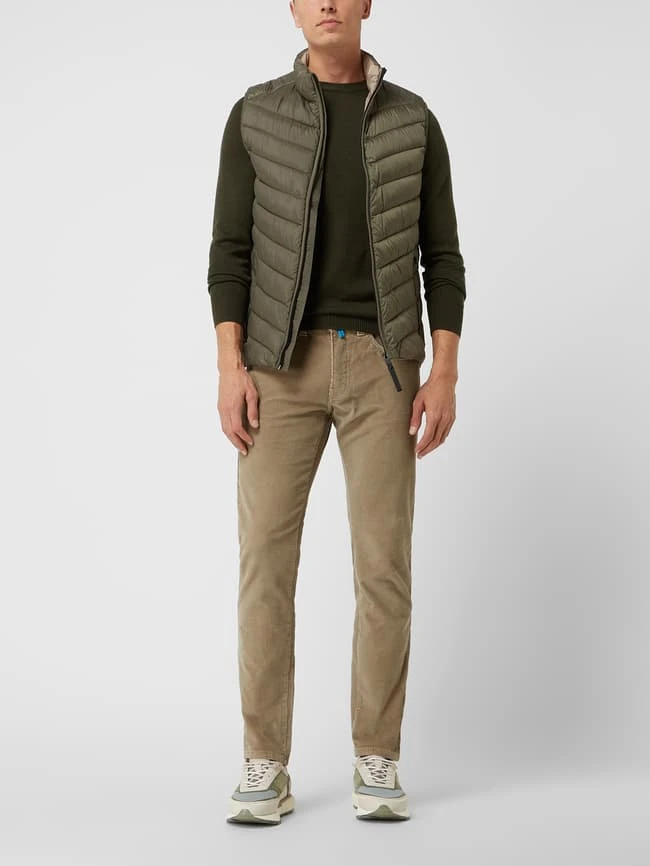 Tom Tailor Light-Steppweste Mit Reißverschlusstaschen - Olivgrün 1 Tom Tailor Light-Steppweste Mit Reißverschlusstaschen - Olivgrün