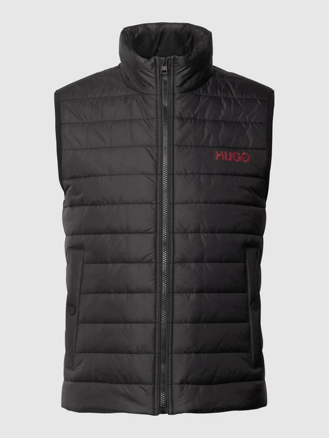 HUGO Steppweste Mit Stehkragen - Schwarz 2 HUGO Steppweste Mit Stehkragen - Schwarz – Bild 2