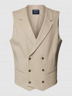 MCNEAL Weste Mit Paspeltaschen - Beige