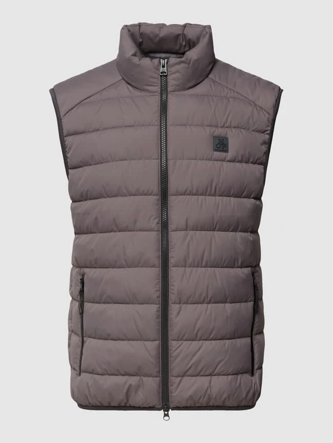 Marc O'Polo Regular Fit Steppweste Mit Stehkragen - Dunkelgrau 2 Marc O'Polo Regular Fit Steppweste Mit Stehkragen - Dunkelgrau – Bild 2