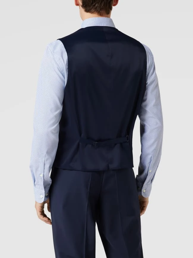 BOSS Weste Mit Paspeltaschen - Marineblau 5 BOSS Weste Mit Paspeltaschen - Marineblau – Bild 5