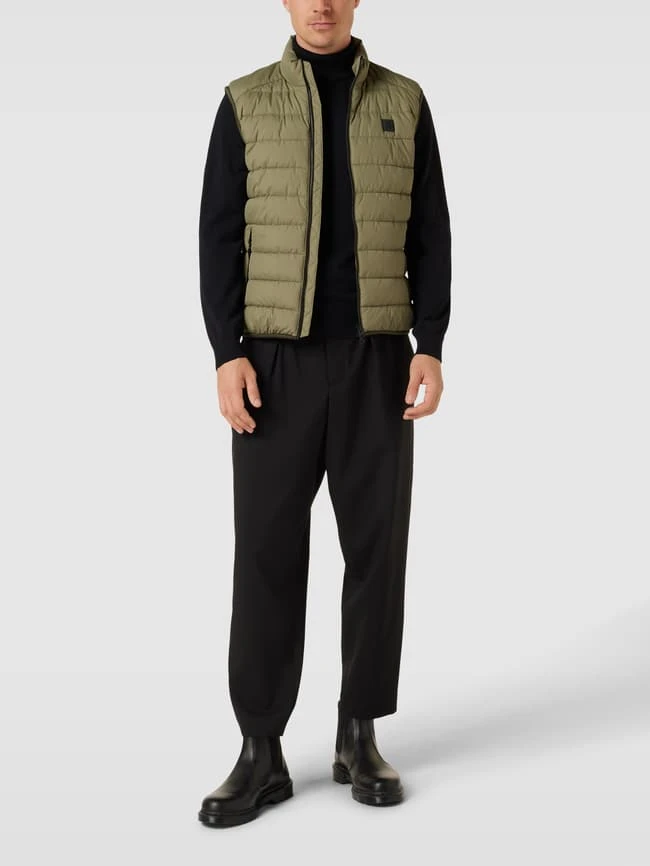 Marc O'Polo Regular Fit Steppweste Mit Stehkragen - Olivgrün 1 Marc O'Polo Regular Fit Steppweste Mit Stehkragen - Olivgrün