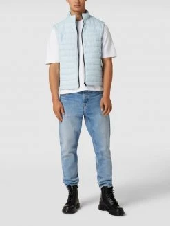 BOSS Steppweste Mit Label-Print Modell 'Calano' - Bleu
