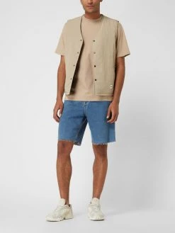 Minimum Weste Mit Druckknopfleiste - Sand