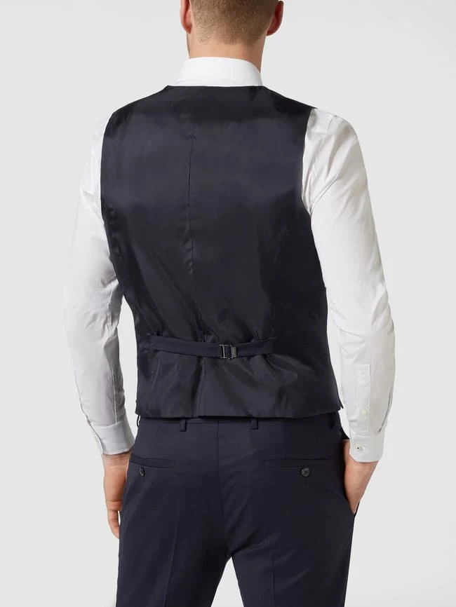 JOOP! Collection Slim Fit Weste Mit Webstruktur Modell 'White' - Marineblau 5 JOOP! Collection Slim Fit Weste Mit Webstruktur Modell 'White' - Marineblau – Bild 5