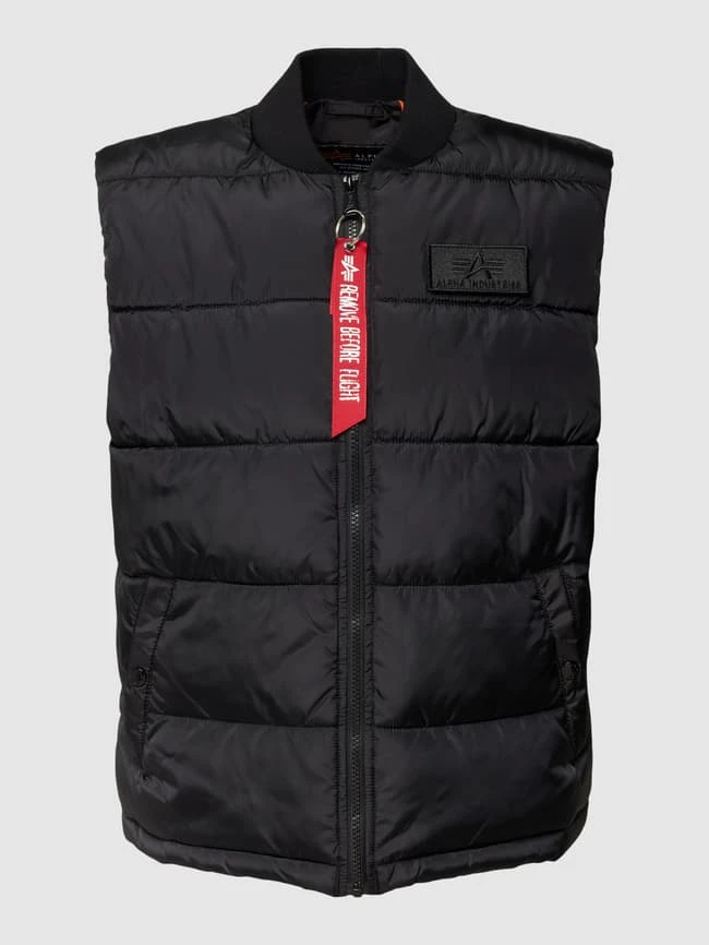 Alpha Industries Steppweste Mit Label-Patch Modell 'Puffer' - Schwarz 2 Alpha Industries Steppweste Mit Label-Patch Modell 'Puffer' - Schwarz – Bild 2