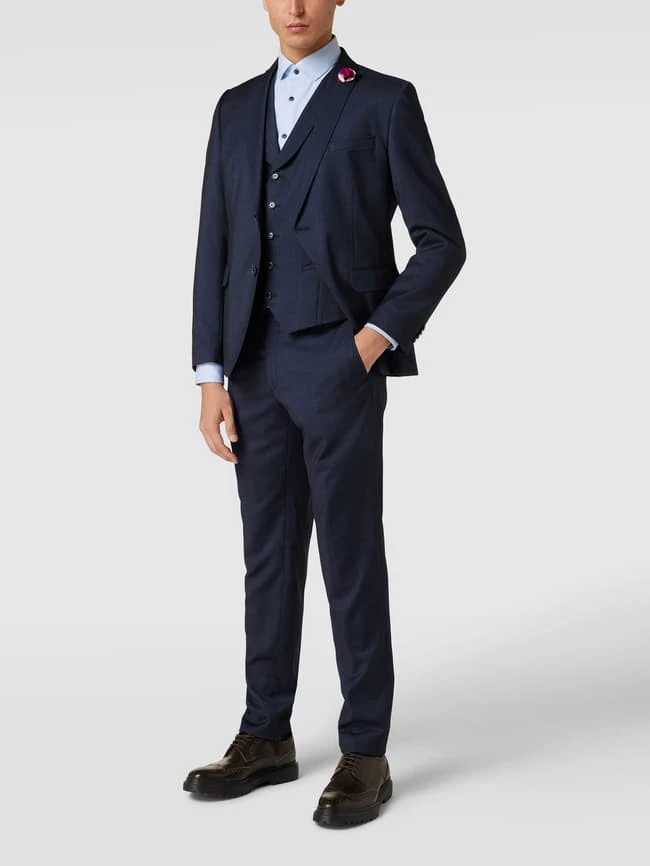 CG - Club Of Gents Weste Mit Schalkragen - Marineblau 1 CG - Club Of Gents Weste Mit Schalkragen - Marineblau