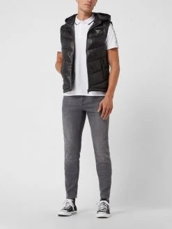 Guess Steppweste Mit Abnehmbarer Kapuze - Wasserabweisend - Schwarz