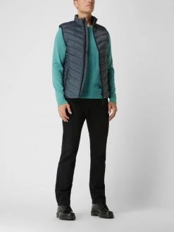 Tom Tailor Light-Steppweste Mit Stehkragen - Wasserabweisend - Kitt