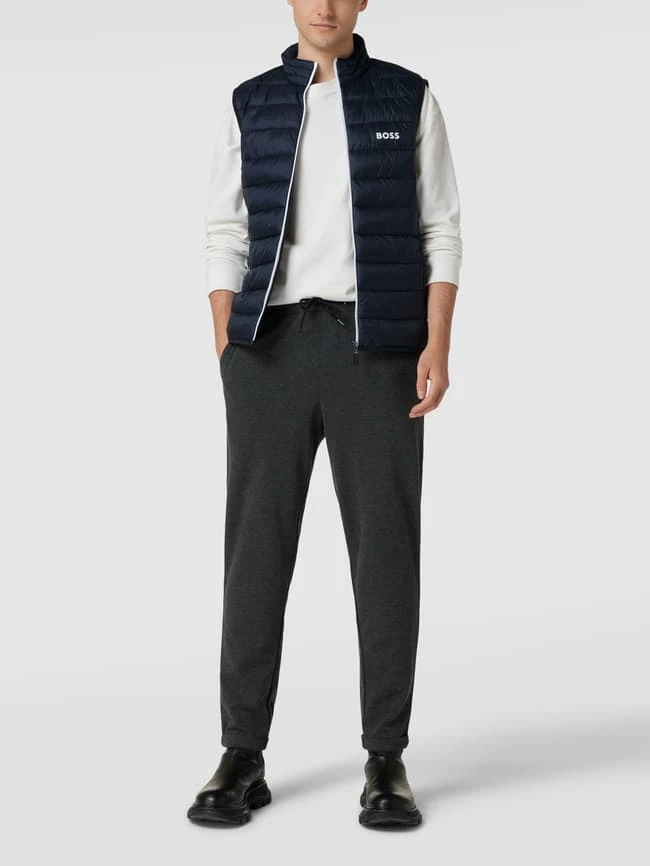 BOSS Athleisurewear Steppweste Mit Stehkragen Modell 'THOR' - Dunkelblau 1 BOSS Athleisurewear Steppweste Mit Stehkragen Modell 'THOR' - Dunkelblau