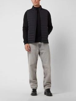 Jack & Jones Steppweste Mit Reißverschlusstaschen - Schwarz