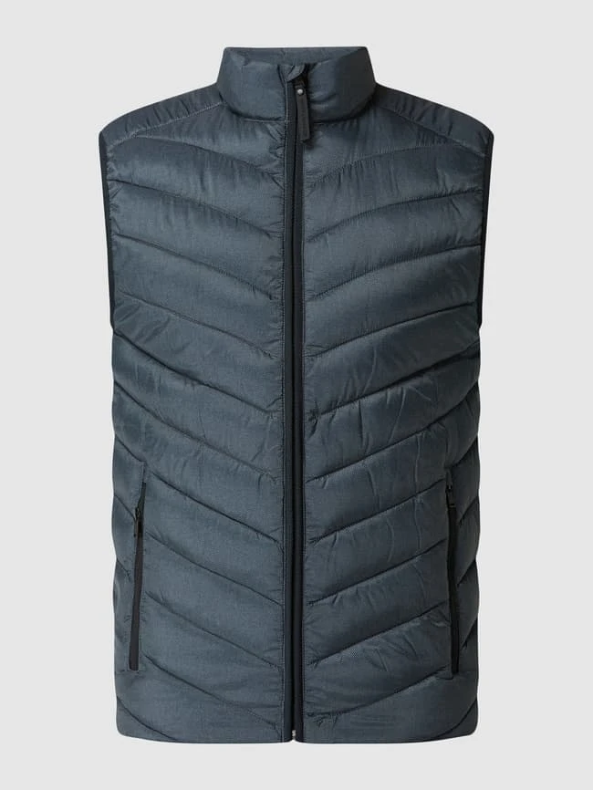 Tom Tailor Light-Steppweste Mit Stehkragen - Wasserabweisend - Kitt 2 Tom Tailor Light-Steppweste Mit Stehkragen - Wasserabweisend - Kitt – Bild 2